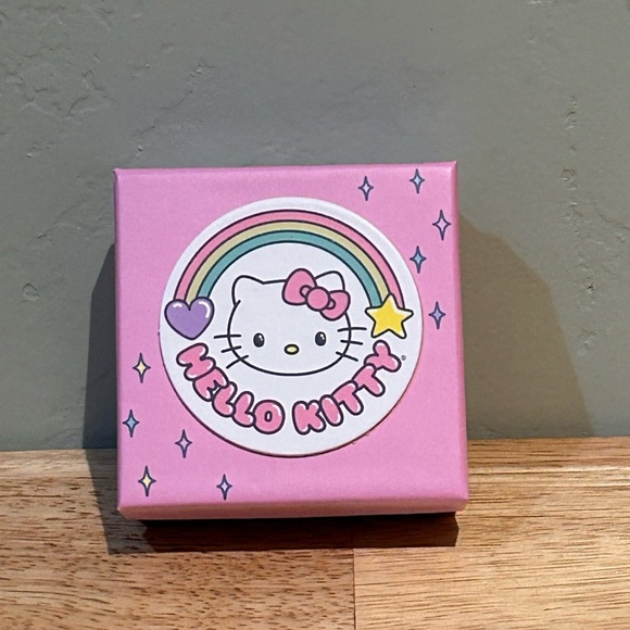 Box Set of 3 Hello Kitty Silver Plated Rainbow Earrings Made By Sanrio. NWTS. - Picture 3 of 6